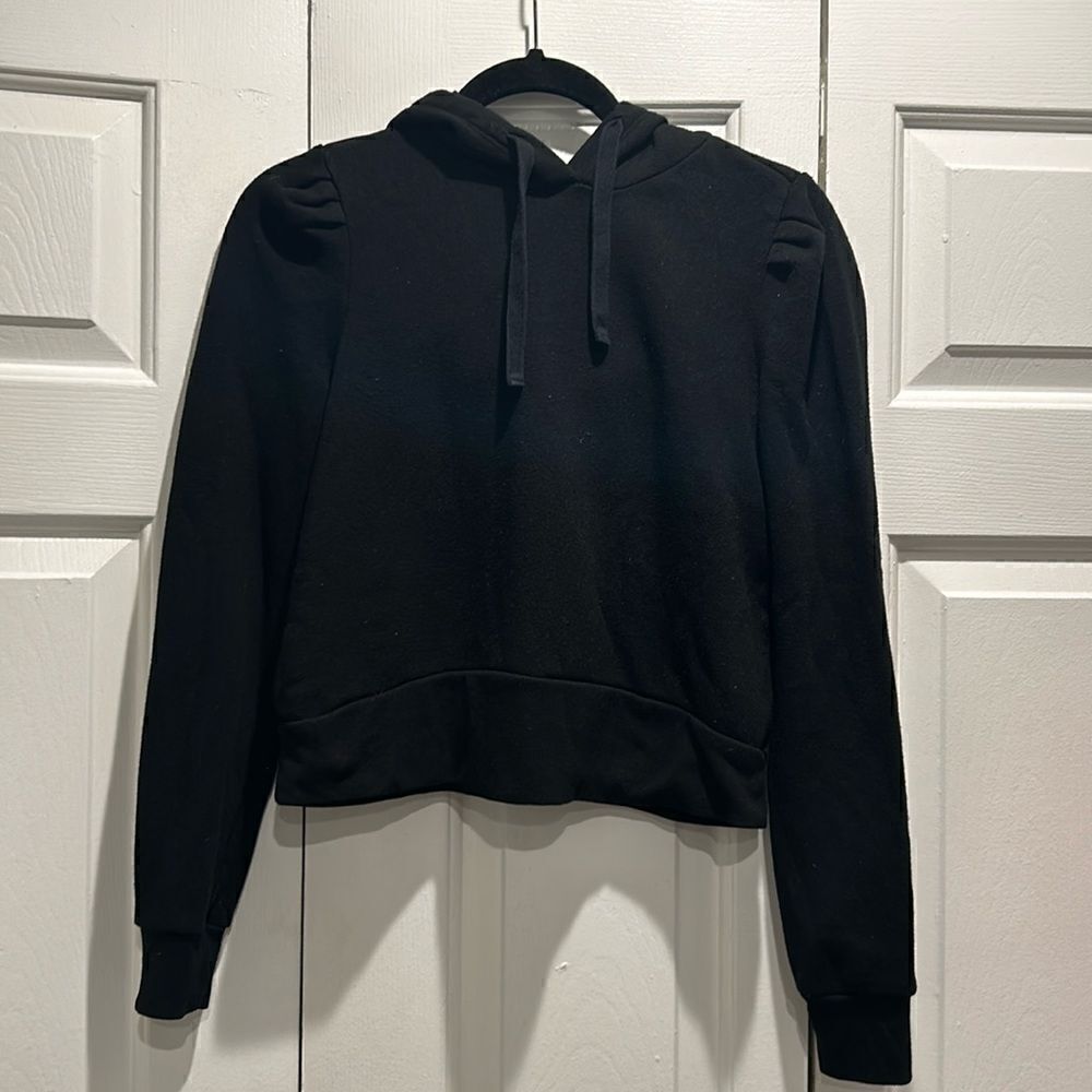 Z Supply Light Black Hoodie Sweatshirt, Size Small
